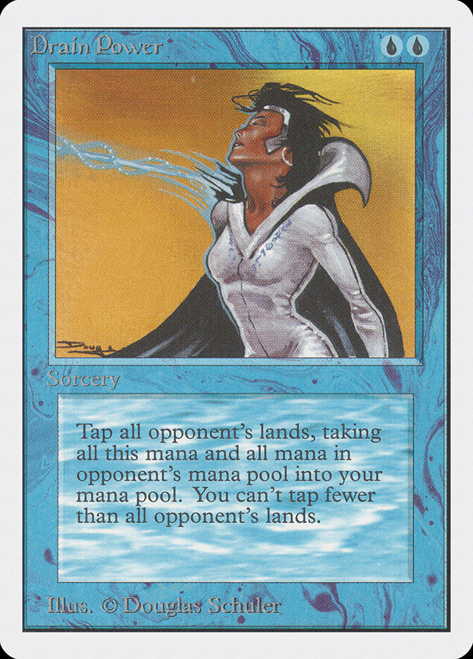Drain Power card front