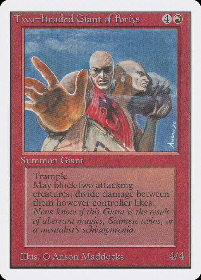 Two-Headed Giant of Foriys card front