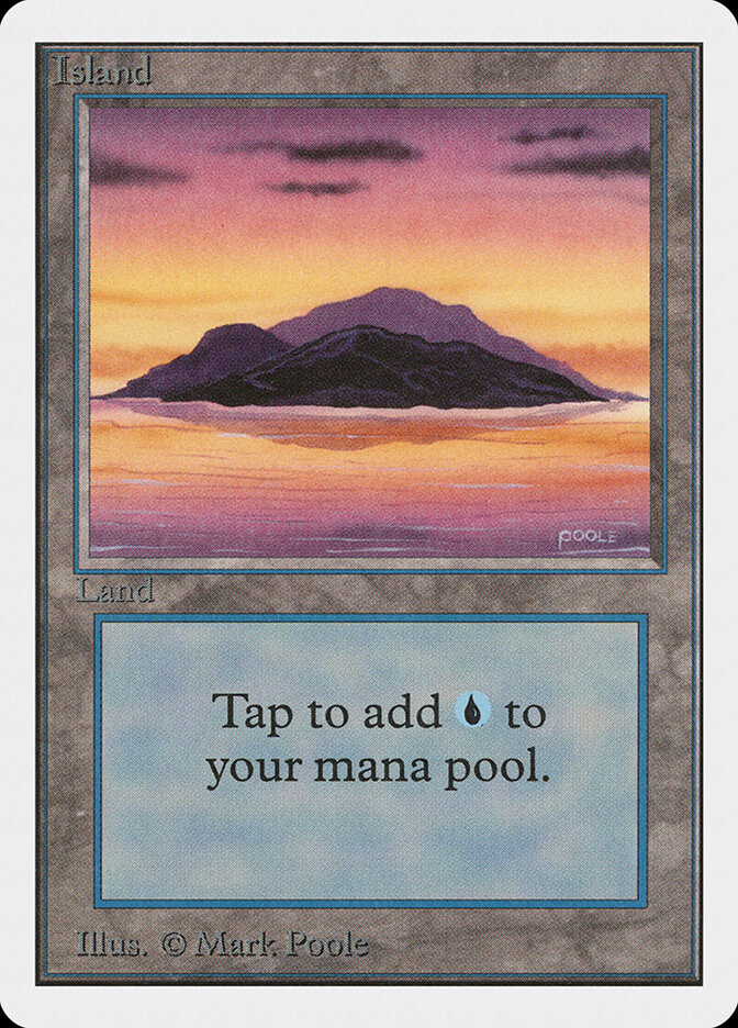 Island card front