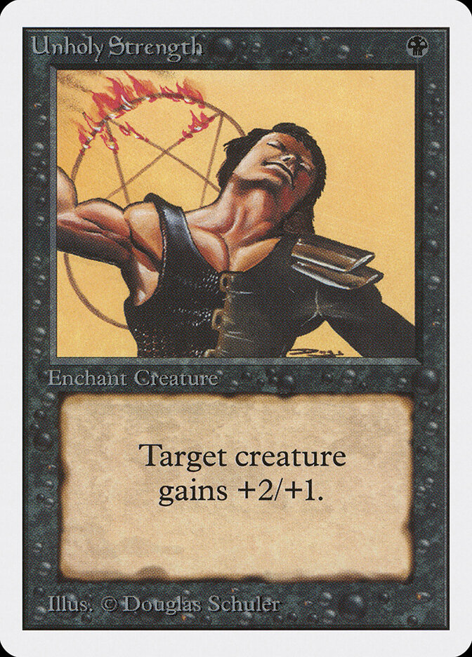 Unholy Strength card front
