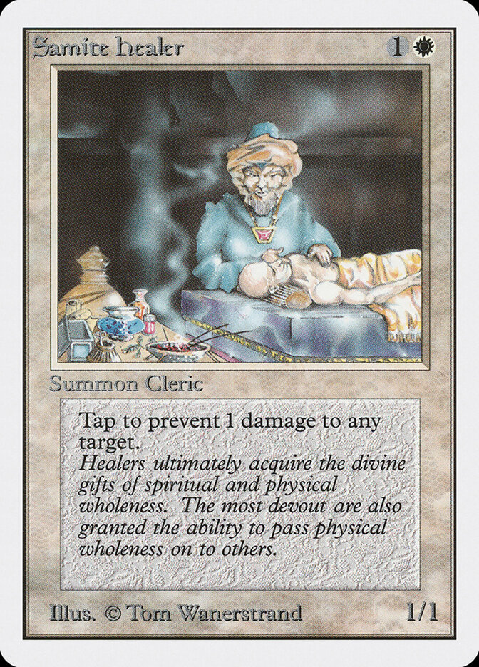 Samite Healer card front