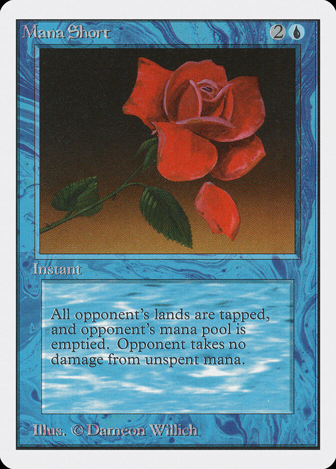Mana Short card front