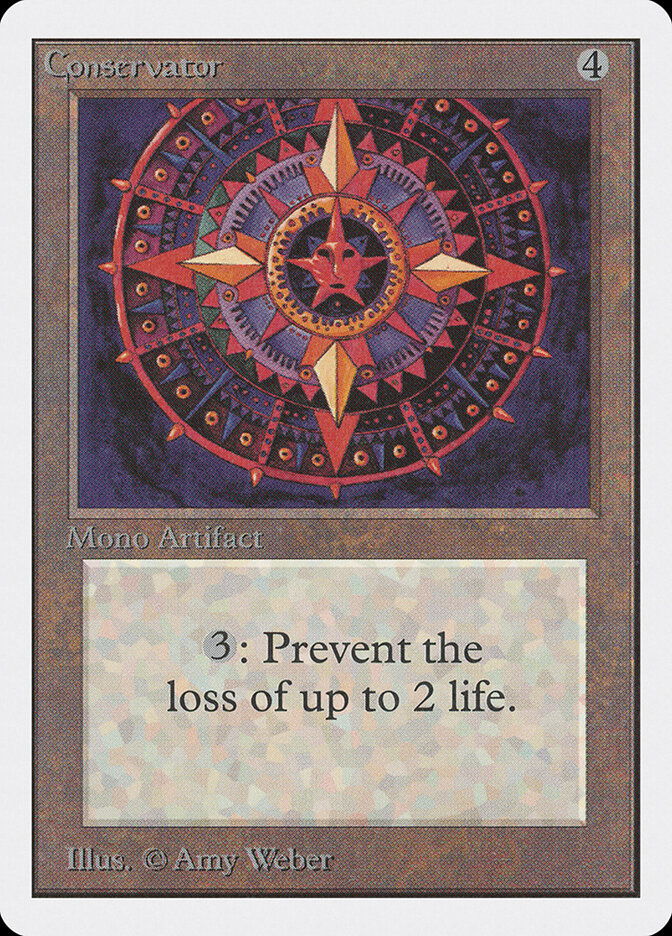 Conservator card front