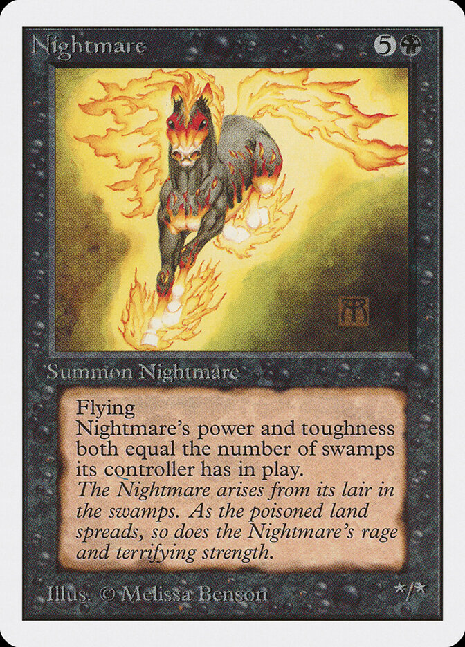 Nightmare card front