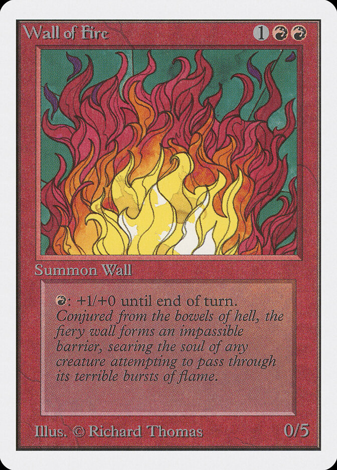 Wall of Fire card front