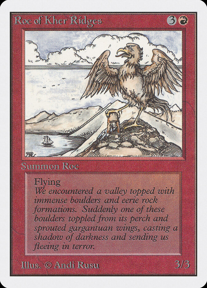Roc of Kher Ridges card front