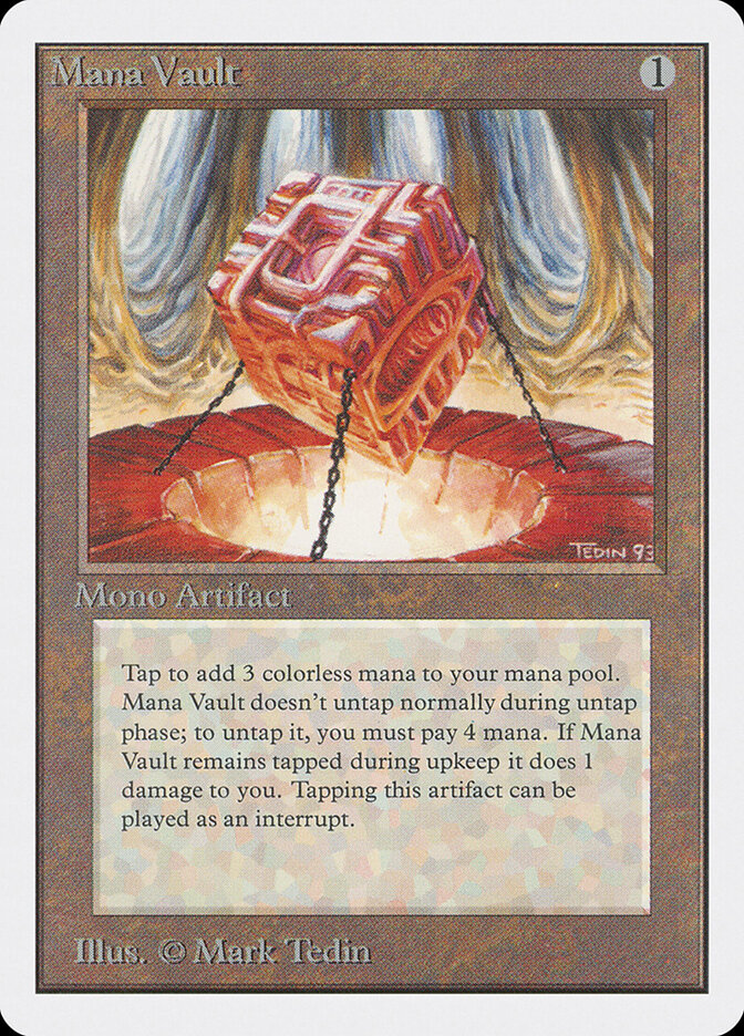 Mana Vault card front