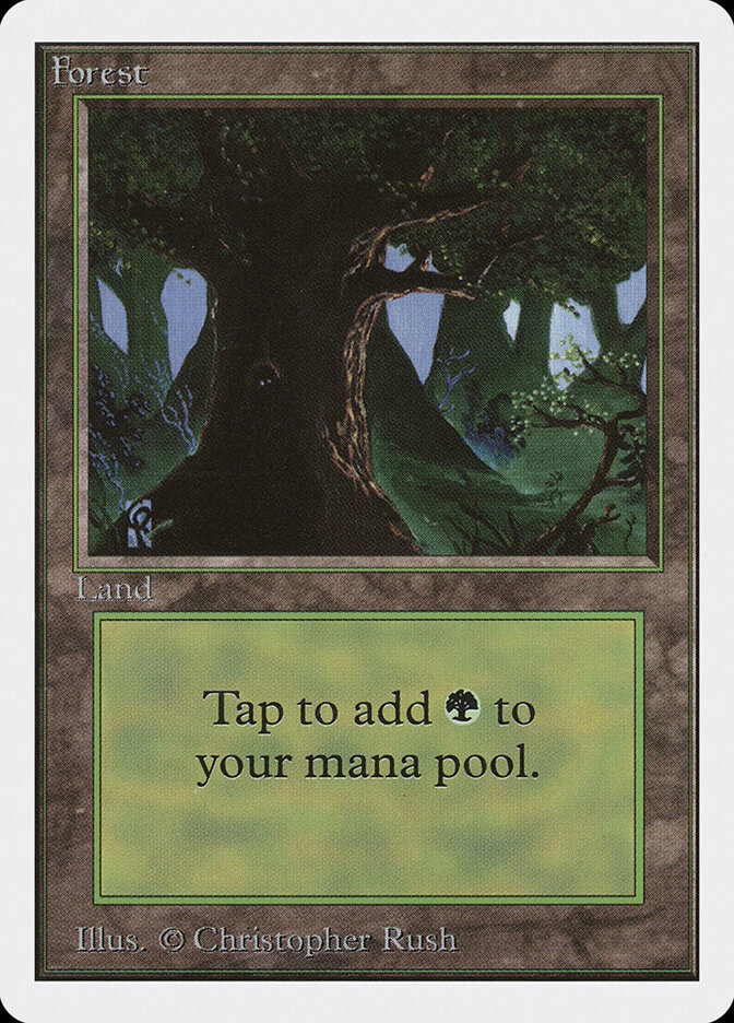 Forest card front