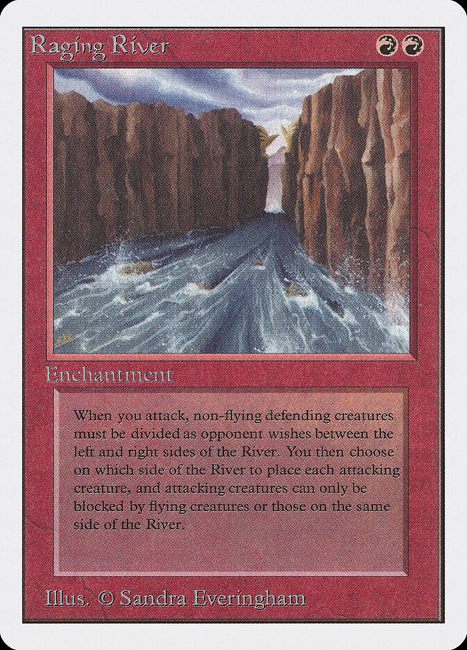 Raging River card front