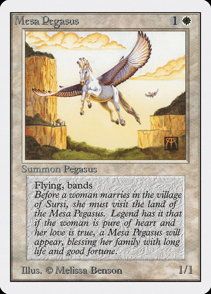 Mesa Pegasus card front