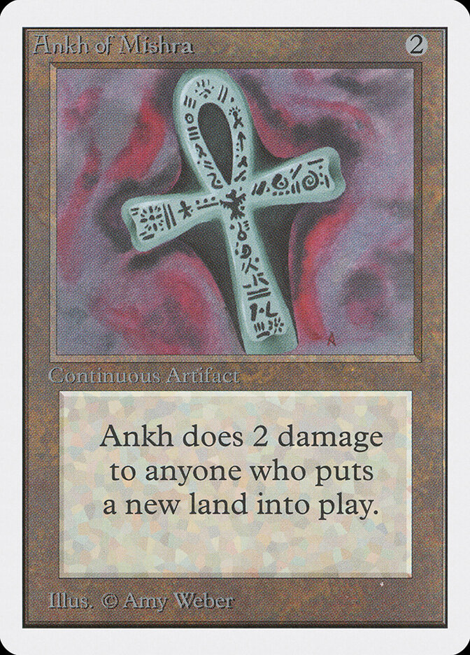 Ankh of Mishra card front