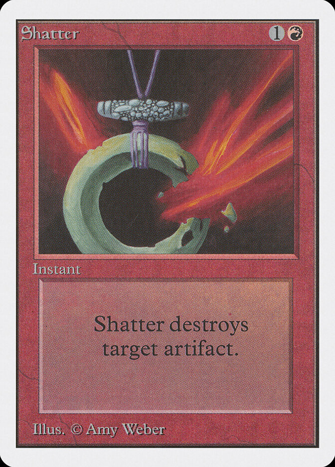 Shatter card front