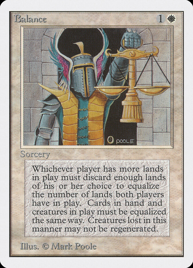 Balance card front