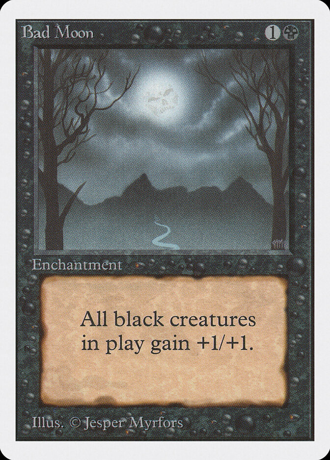 Bad Moon card front