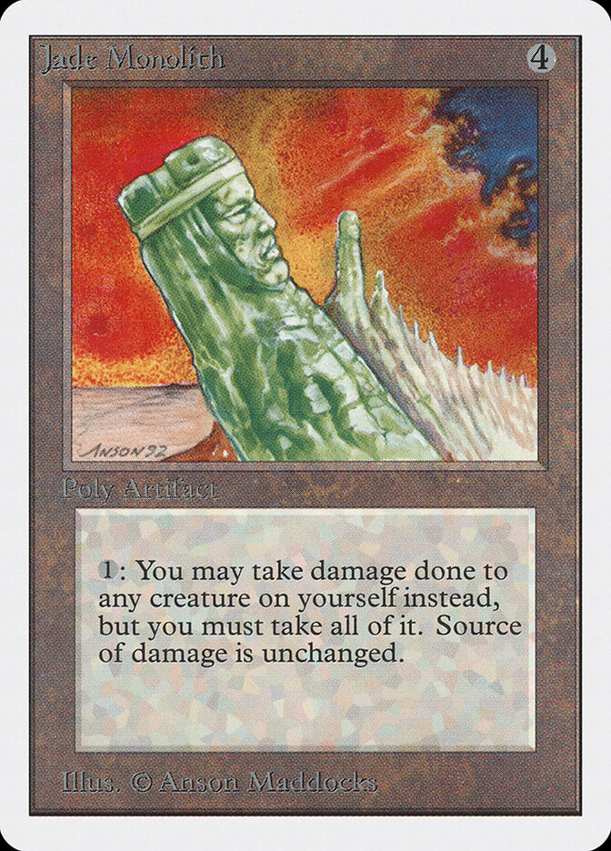 Jade Monolith card front
