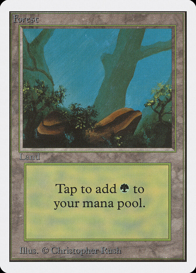 Forest card front