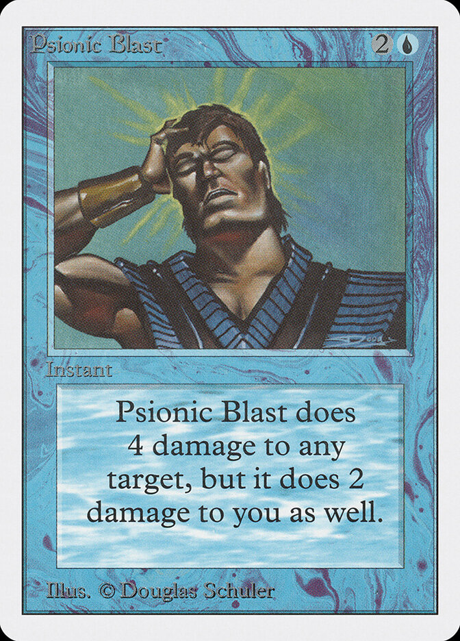Psionic Blast card front