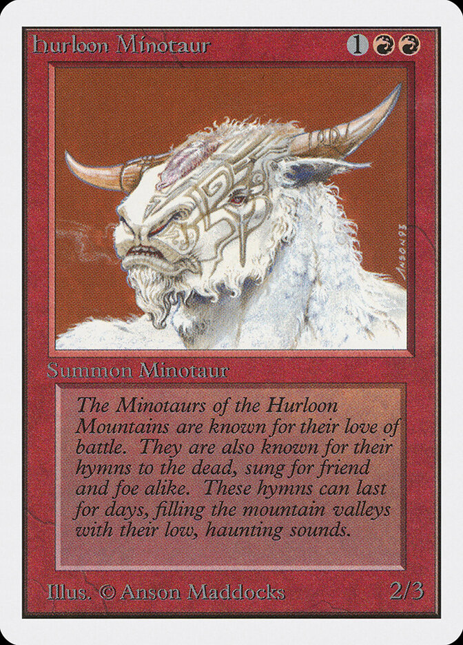 Hurloon Minotaur card front