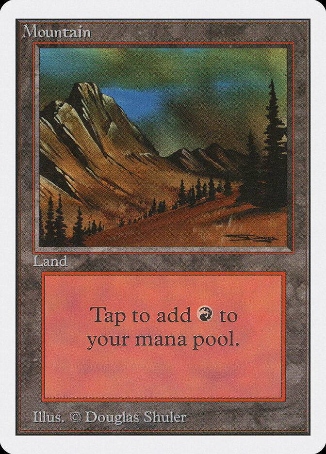 Mountain card front