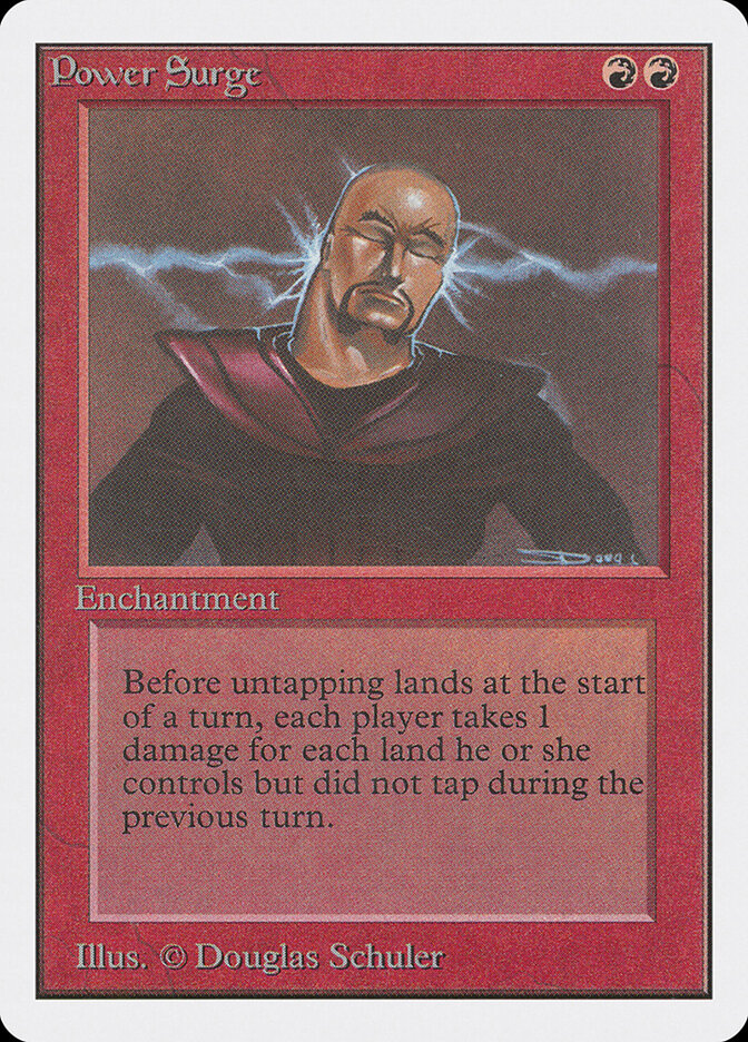 Power Surge card front