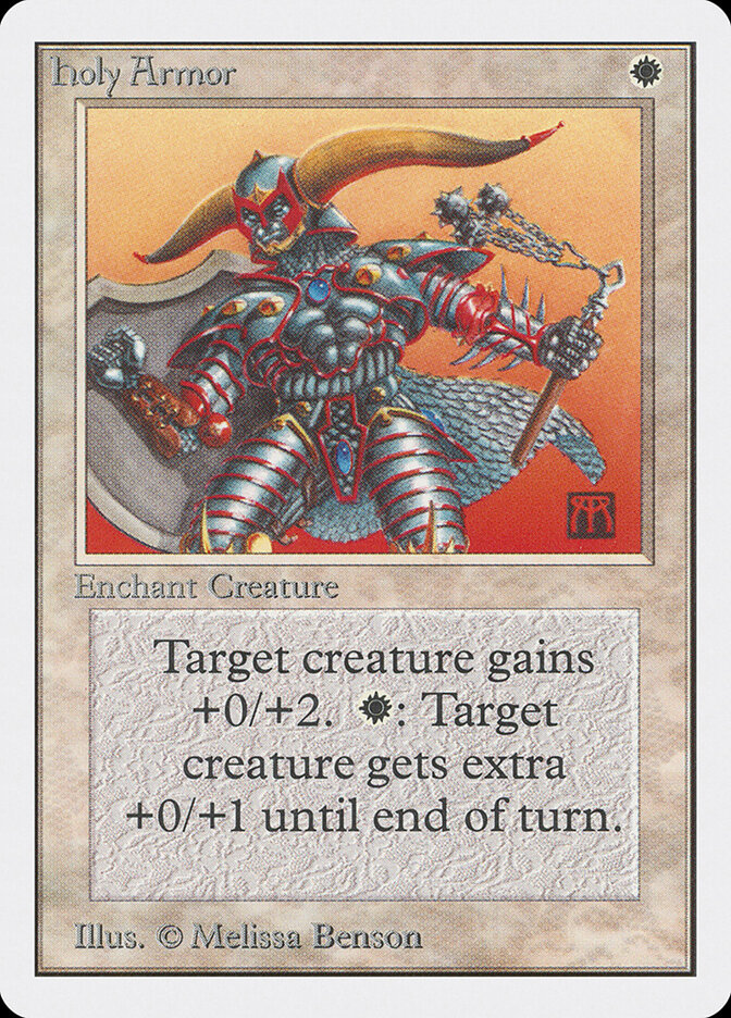 Holy Armor card front
