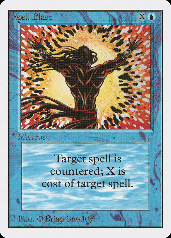 Spell Blast card front