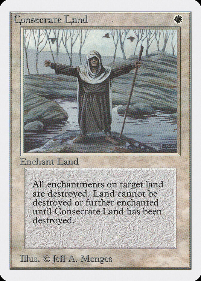 Consecrate Land card front