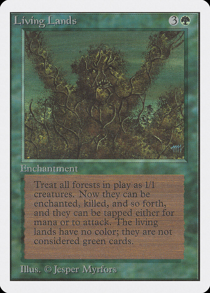 Living Lands card front