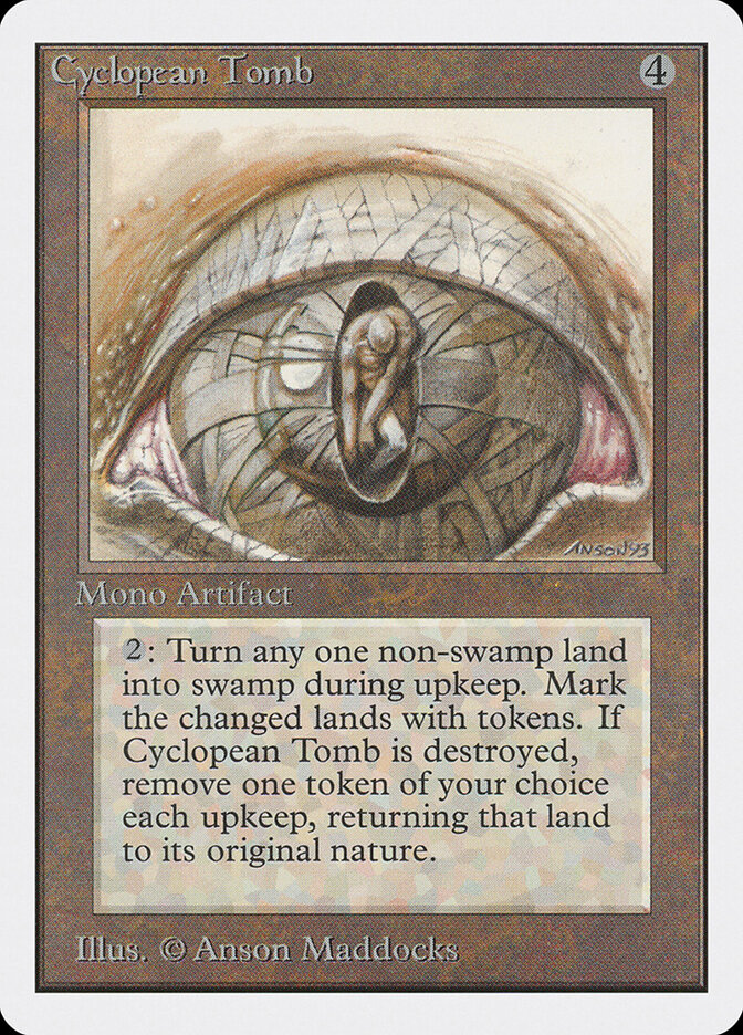 Cyclopean Tomb card front