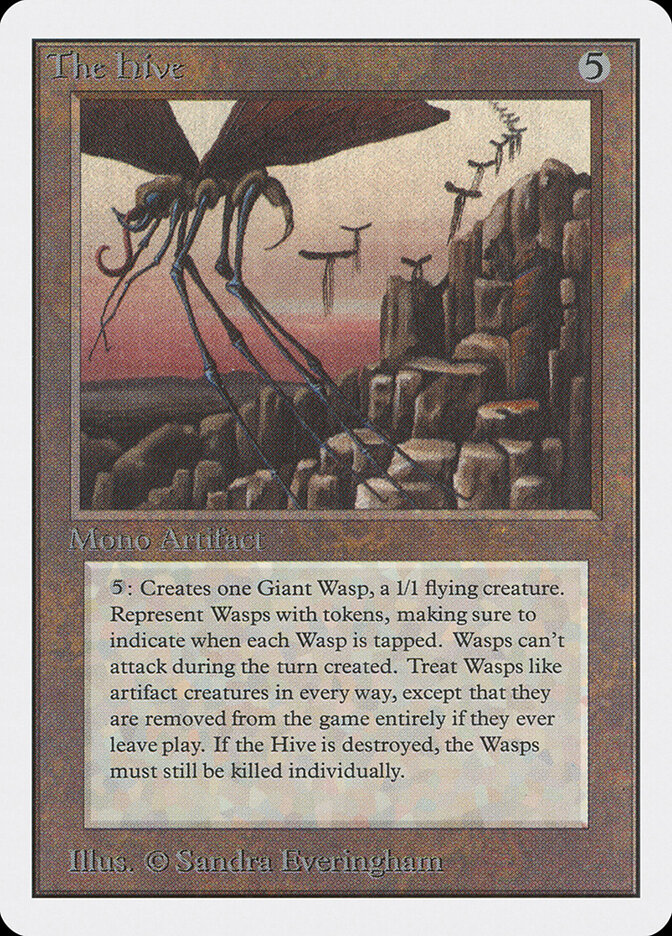 The Hive card front