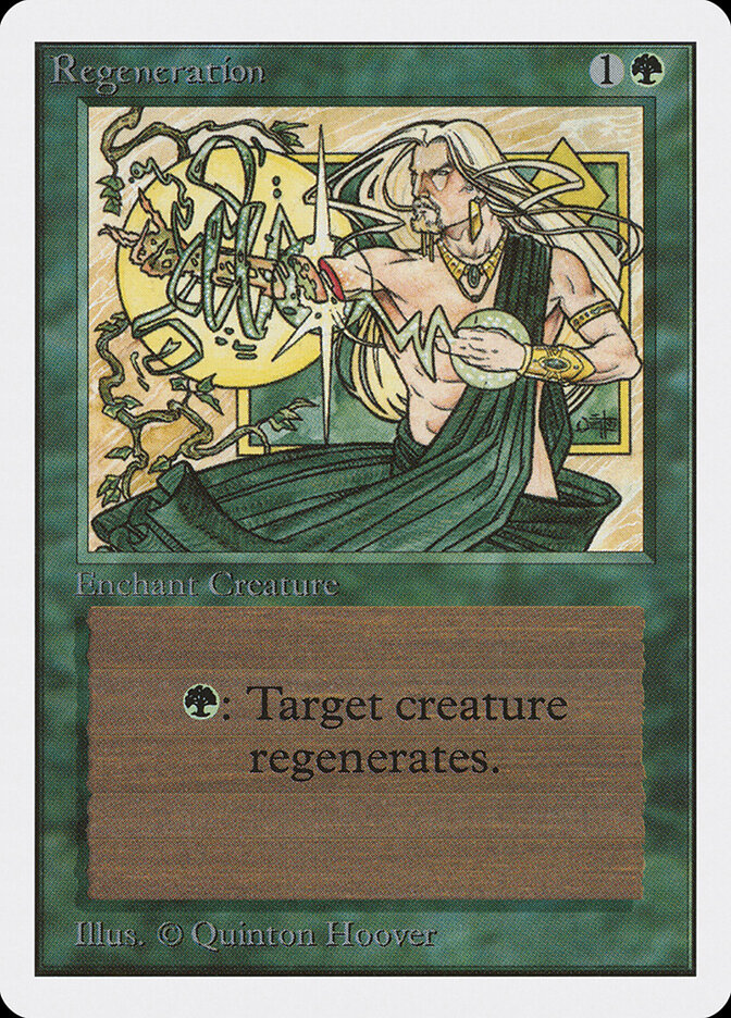 Regeneration card front
