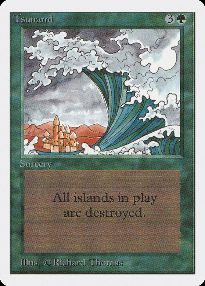 Tsunami card front