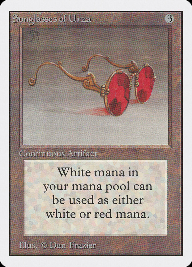 Sunglasses of Urza card front