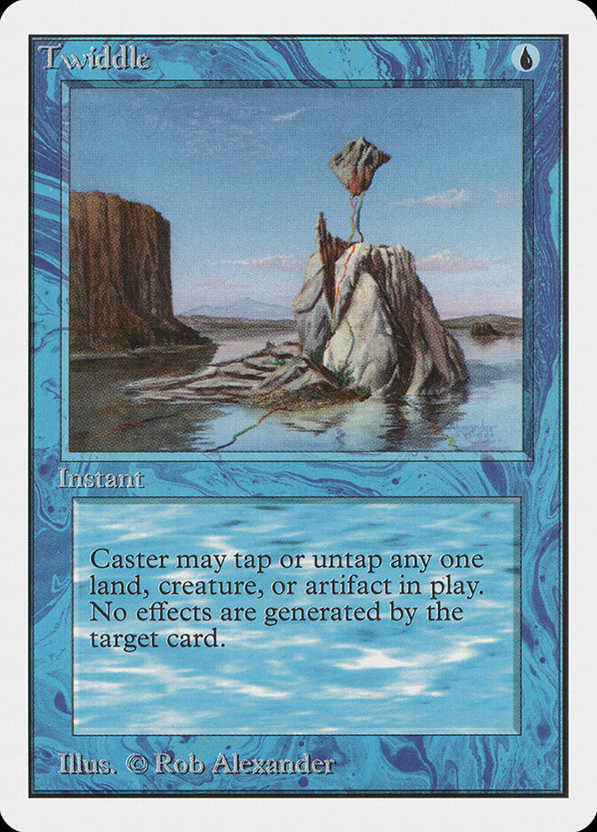 Twiddle card front