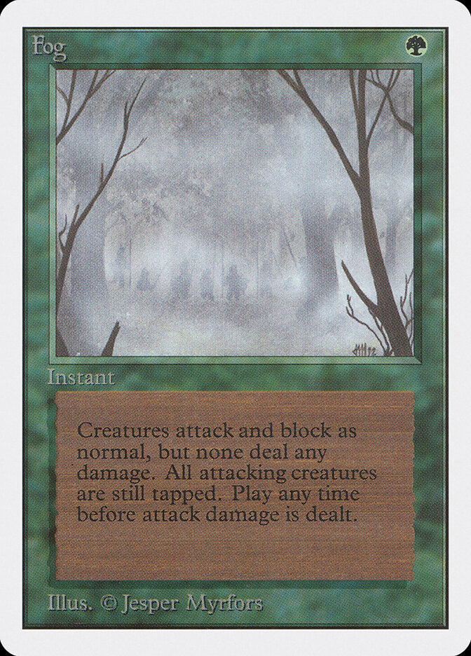Fog card front
