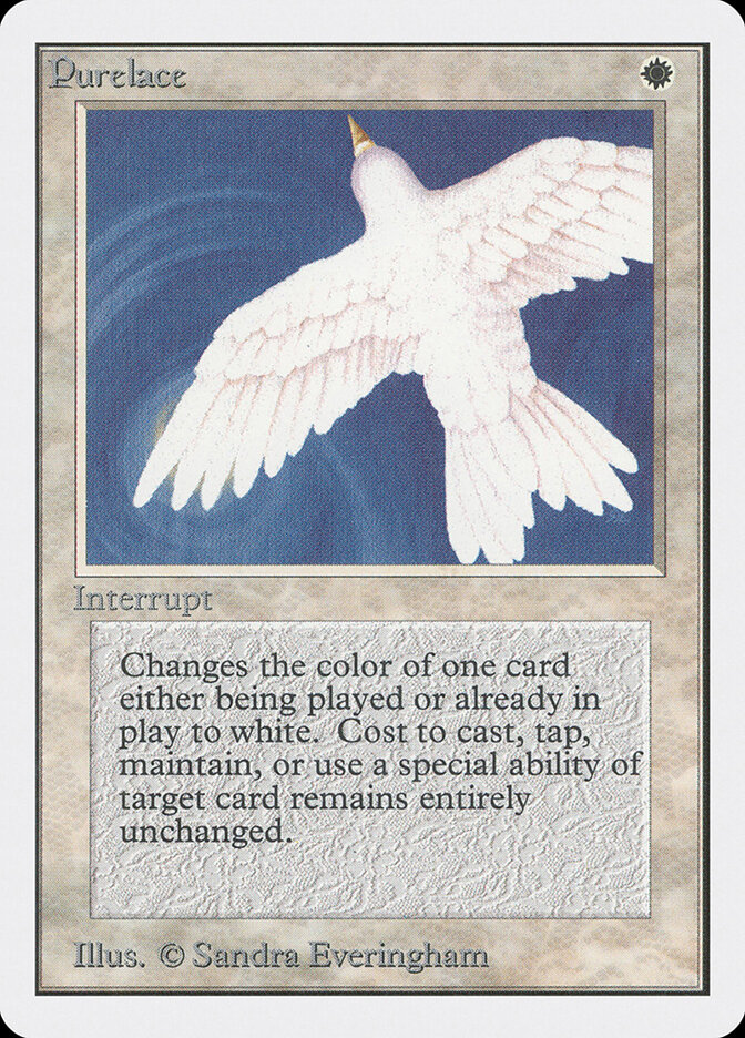 Purelace card front