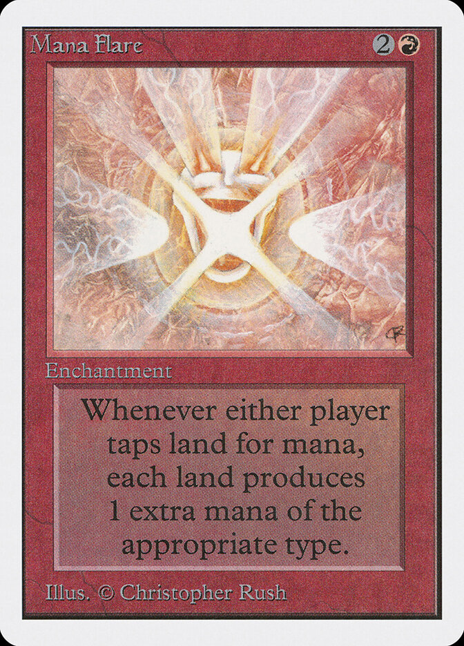 Mana Flare card front