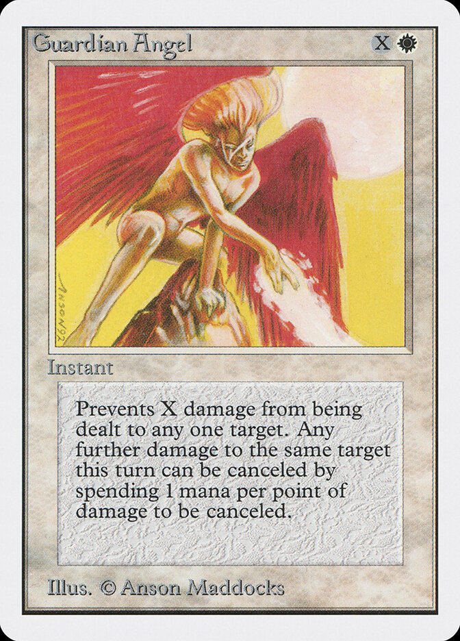 Guardian Angel card front
