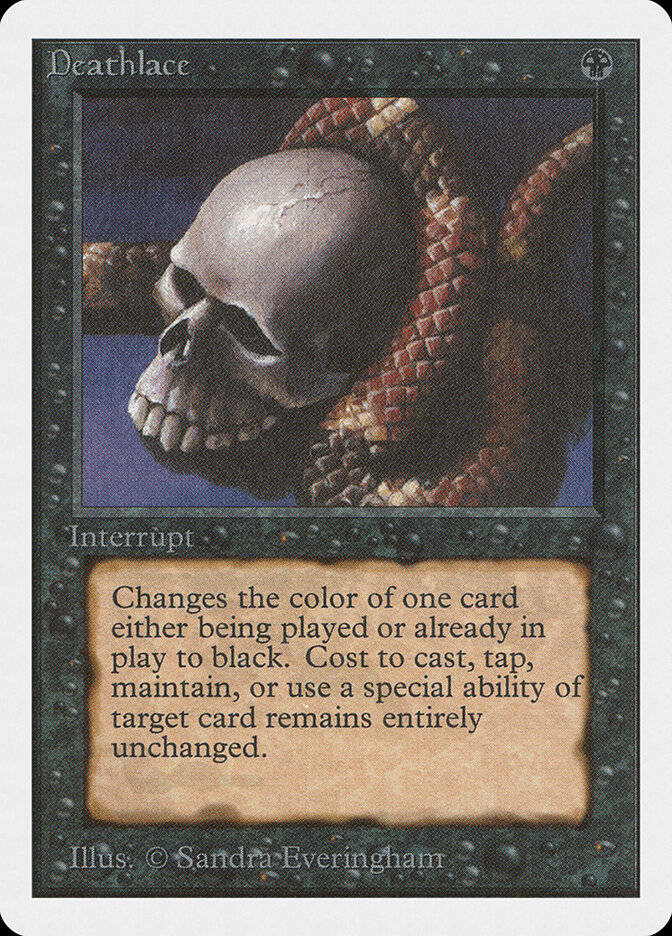 Deathlace card front