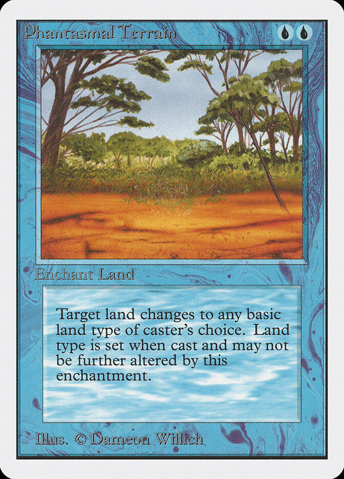 Phantasmal Terrain card front
