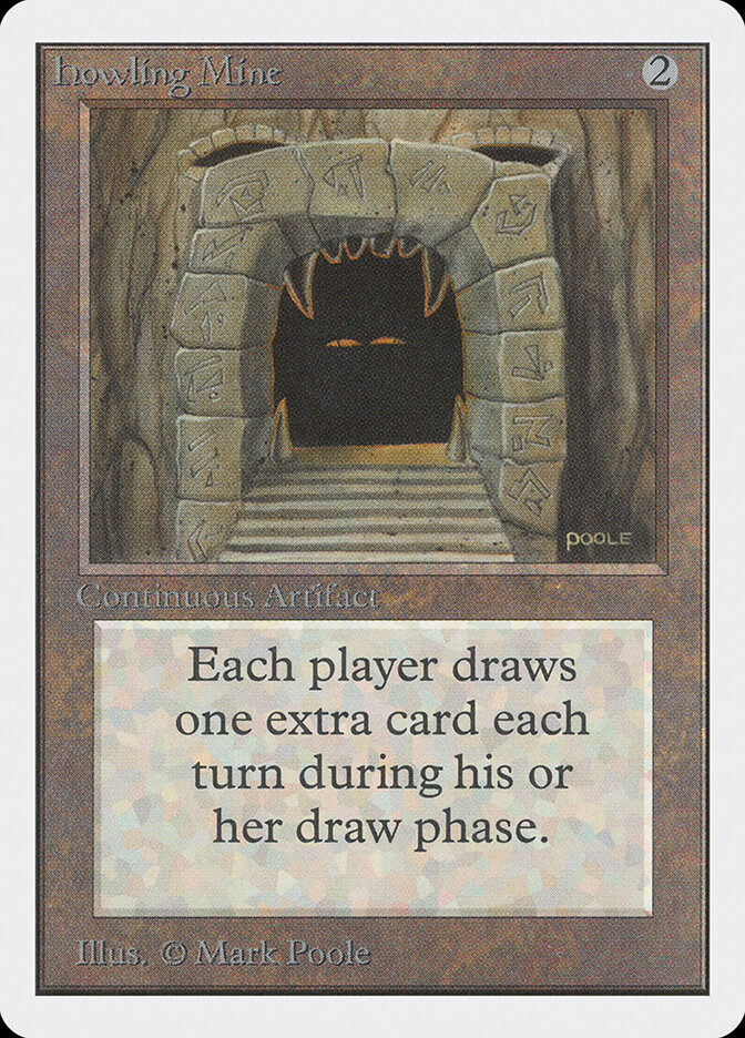 Howling Mine card front