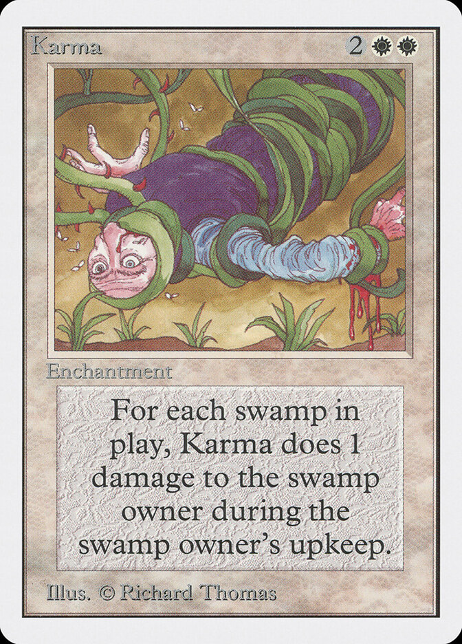 Karma card front