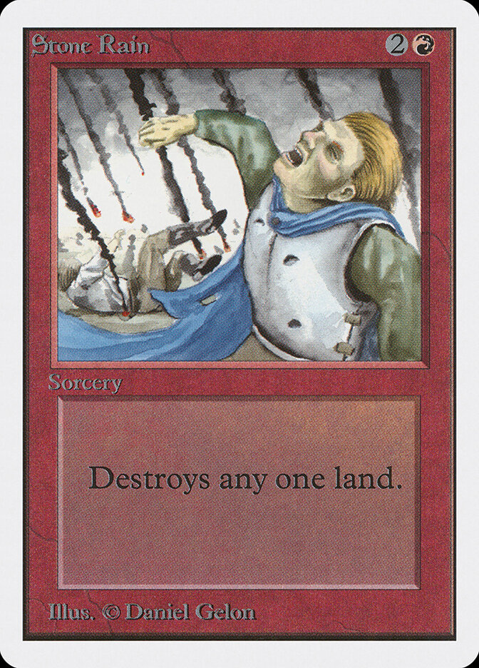 Stone Rain card front