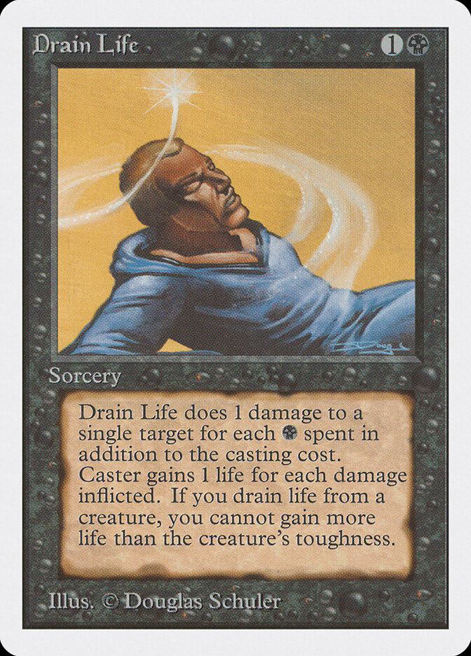 Drain Life card front