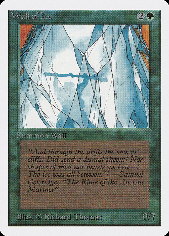 Wall of Ice card front