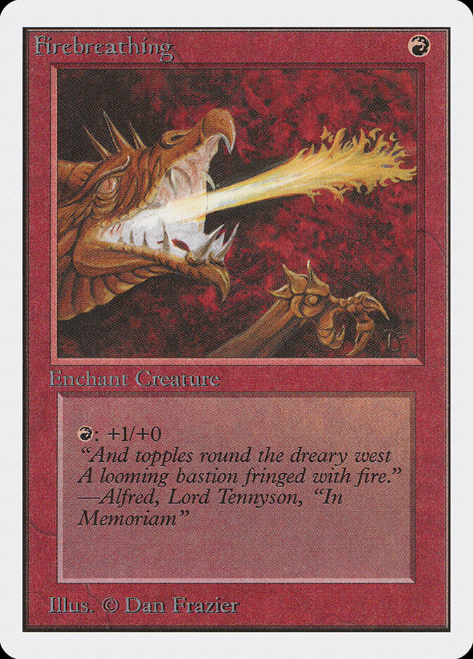Firebreathing card front