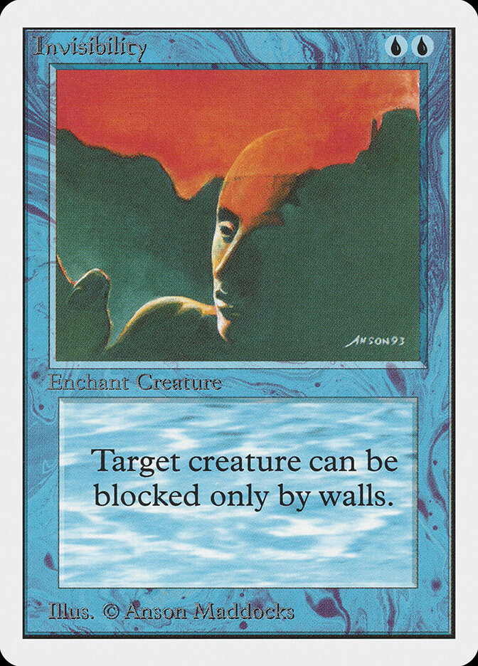 Invisibility card front