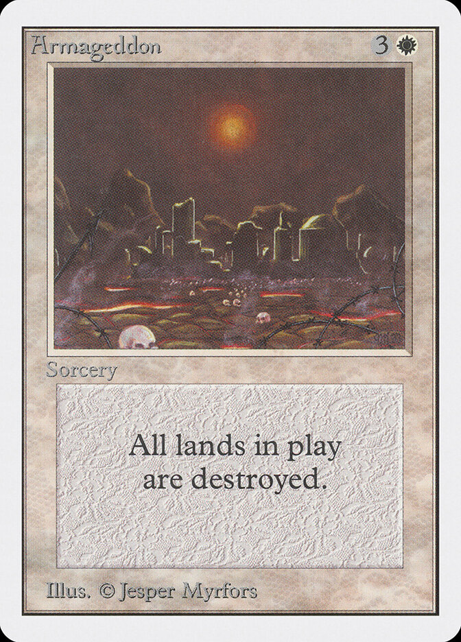 Armageddon card front
