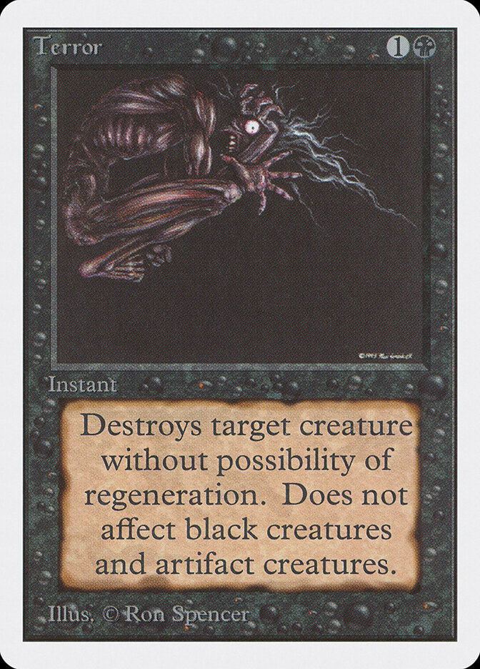 Terror card front