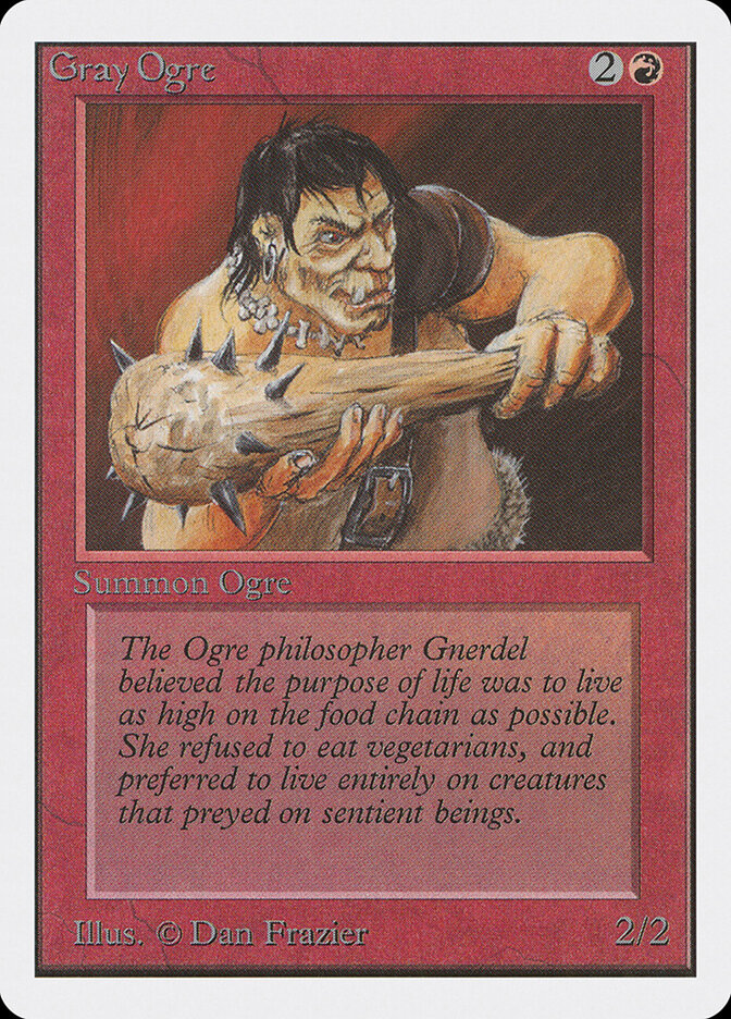 Gray Ogre card front